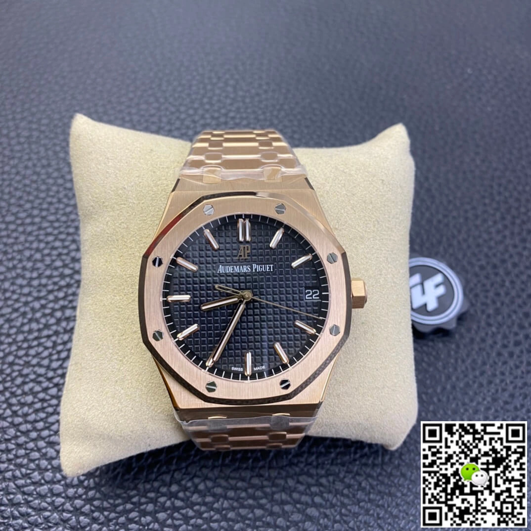 Audemars Piguet Royal Oak 15500OR.OO.1220OR.01 ZF Factory 1:1 Best Edition Replica Watch Gold Strap